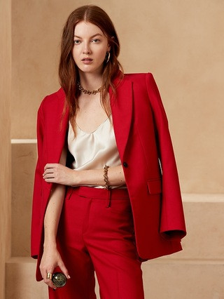 Sculpted-Fit Italian Wool Blazer | Banana Republic (US)