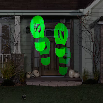Disney The Haunted Mansion LED Green Footsteps Twinkling Projector | Lowe's