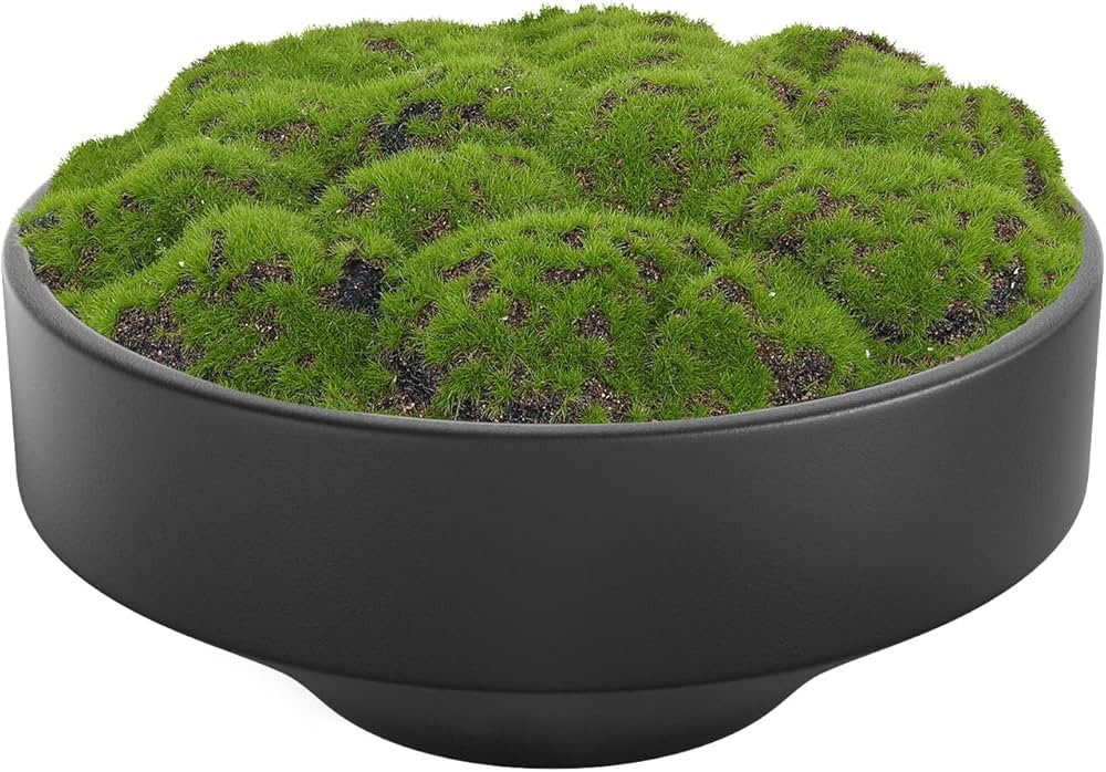 NAHARO New Moss Bowl, Handmade Ceramic. 11" Artificial Moss Bowl Centerpiece for Home Decoration,... | Amazon (US)