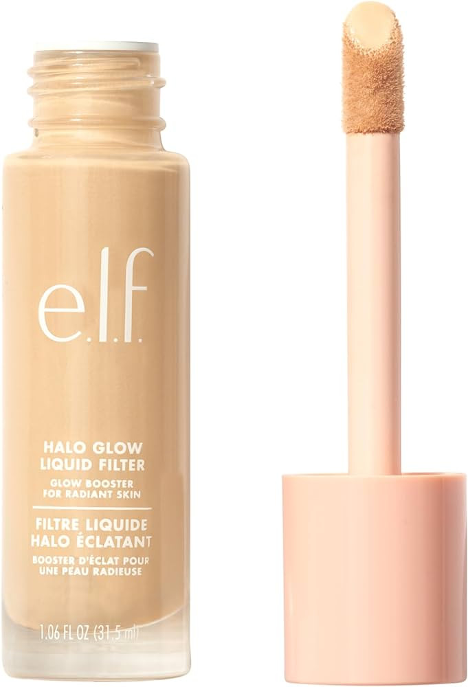 e.l.f. Halo Glow Liquid Filter, Complexion Booster for Glowing, Soft-Focus Look, 0.5 Fair, Infuse... | Amazon (US)