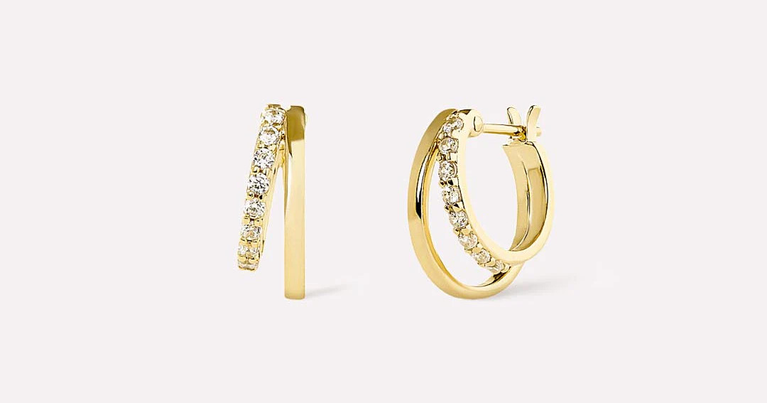 Double Hoop Earrings | Ana Luisa