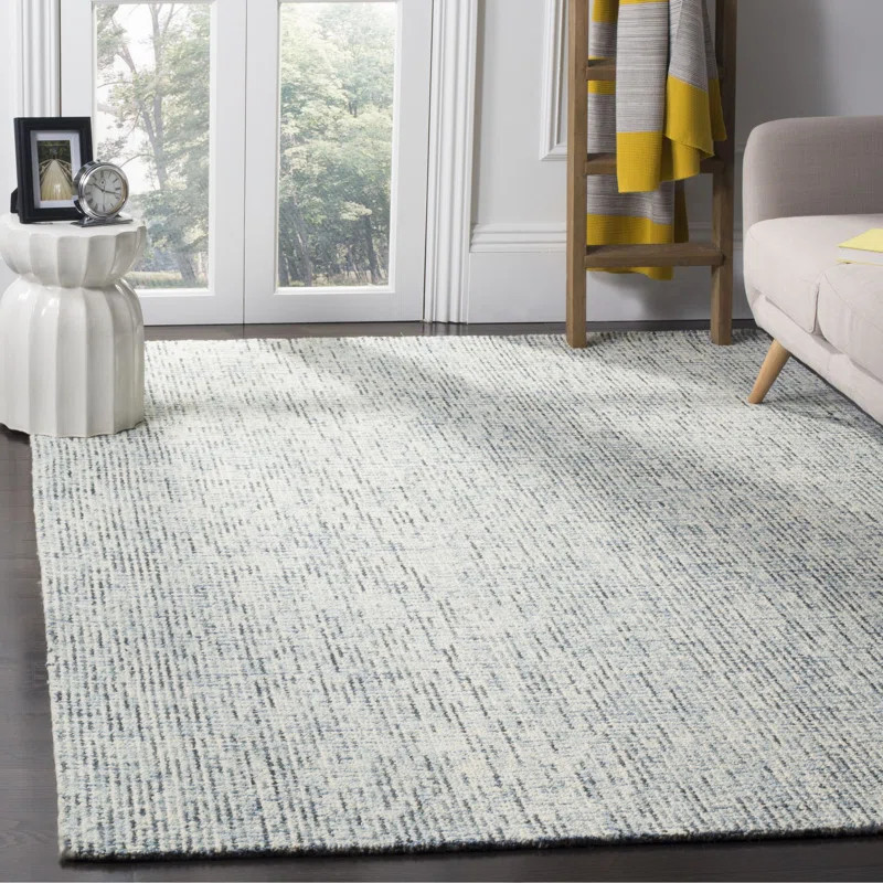 Abstract Hand Tufted Wool Rug | Wayfair North America