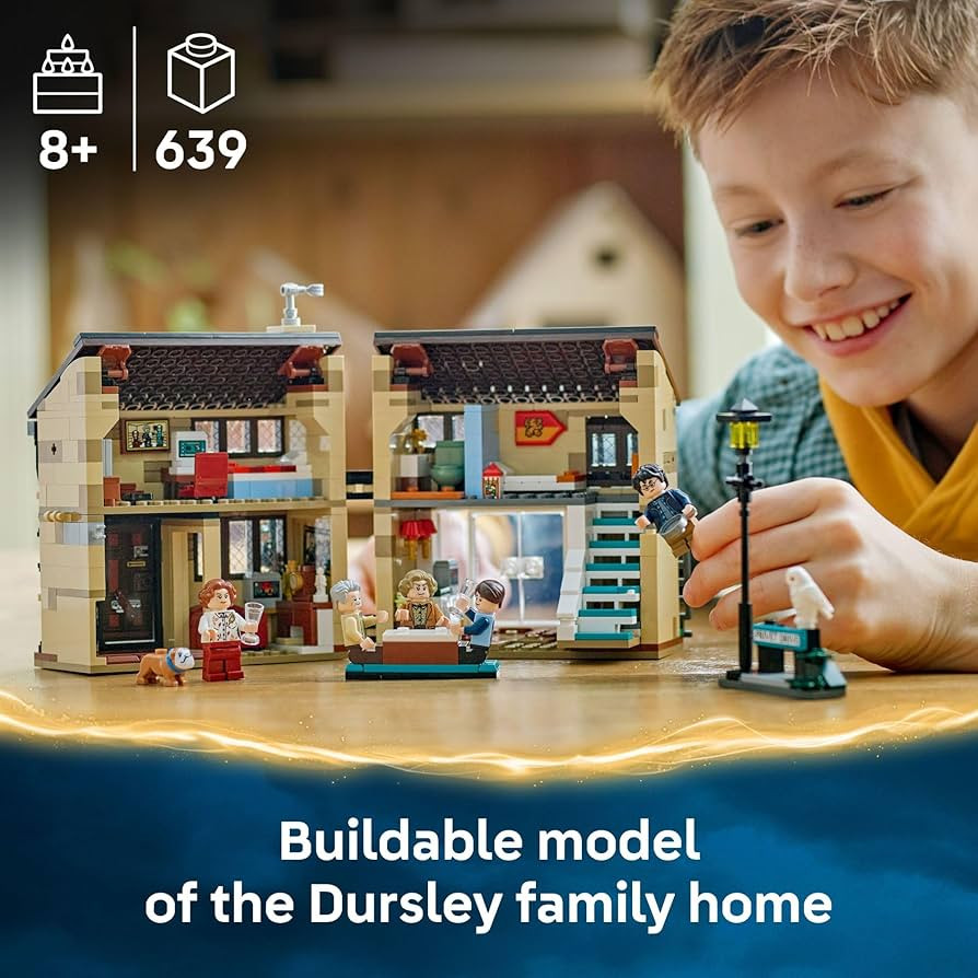 LEGO Harry Potter Privet Drive: Aunt Marge\u2019s Visit Kids Toy - Buildable Book Nook and Room D... | Amazon (US)