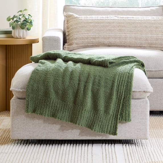 Better Homes & Gardens Cozy Knit Oversized Couch Throw Blanket, Cypress Tree, 50 x 72 in | Walmart (US)