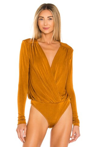 Free People X REVOLVE Turnt Bodysuit in Honey Ginger from Revolve.com | Revolve Clothing (Global)