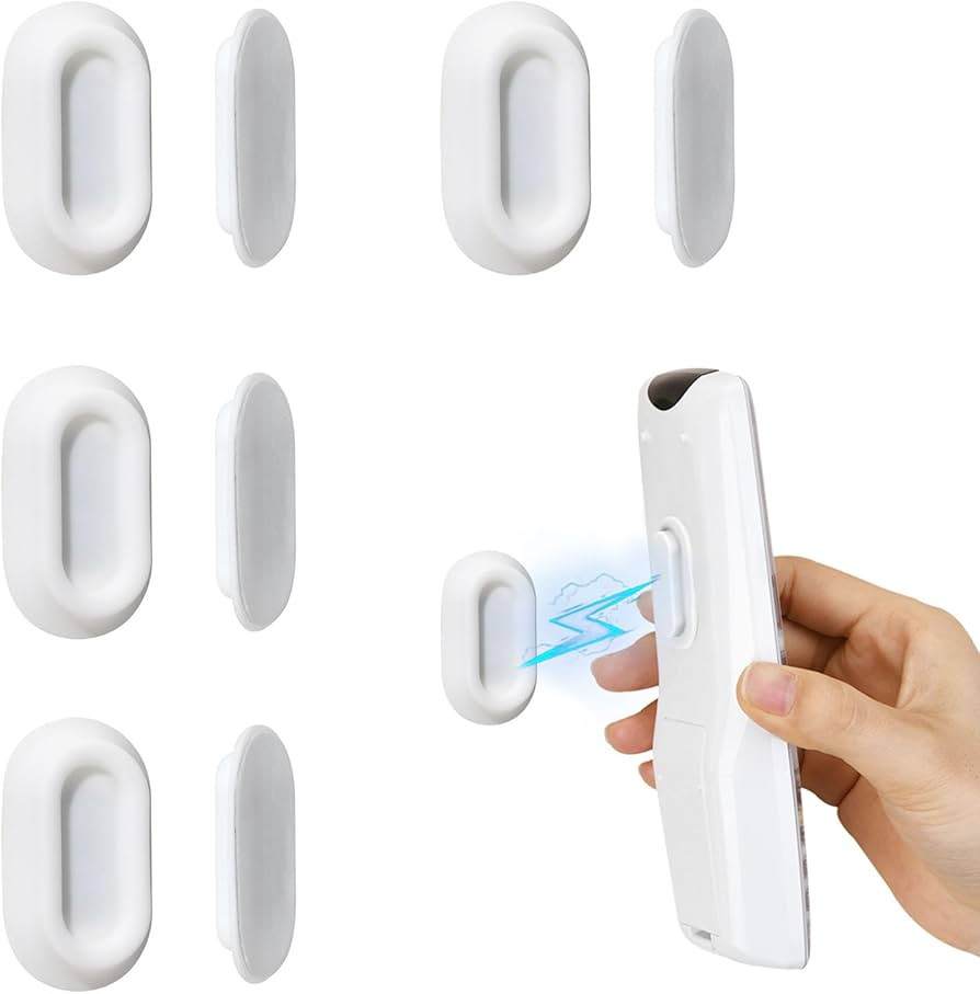 XYOFUN Magnetic Remote Control Holder Wall Mount - 4 Pcs No Drill Self-Adhesive Organizer for Air... | Amazon (US)