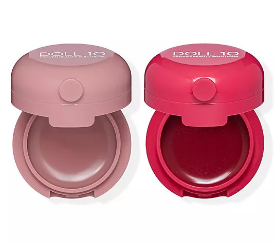 Doll 10 Peptide Bounce Balm Lip Treatment Duo w/ Applicator - QVC.com | QVC