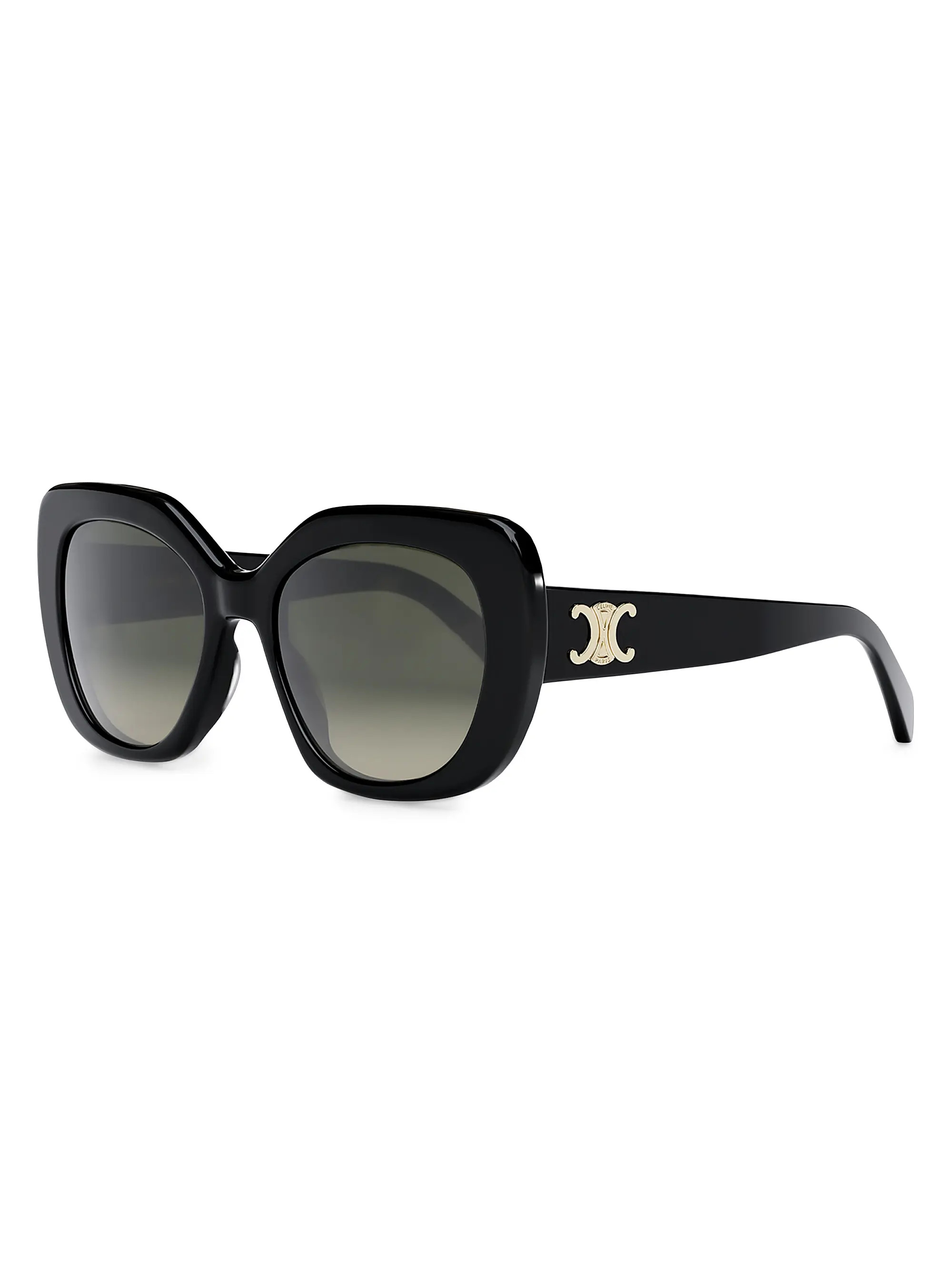 55MM Butterfly Round Sunglasses | Saks Fifth Avenue