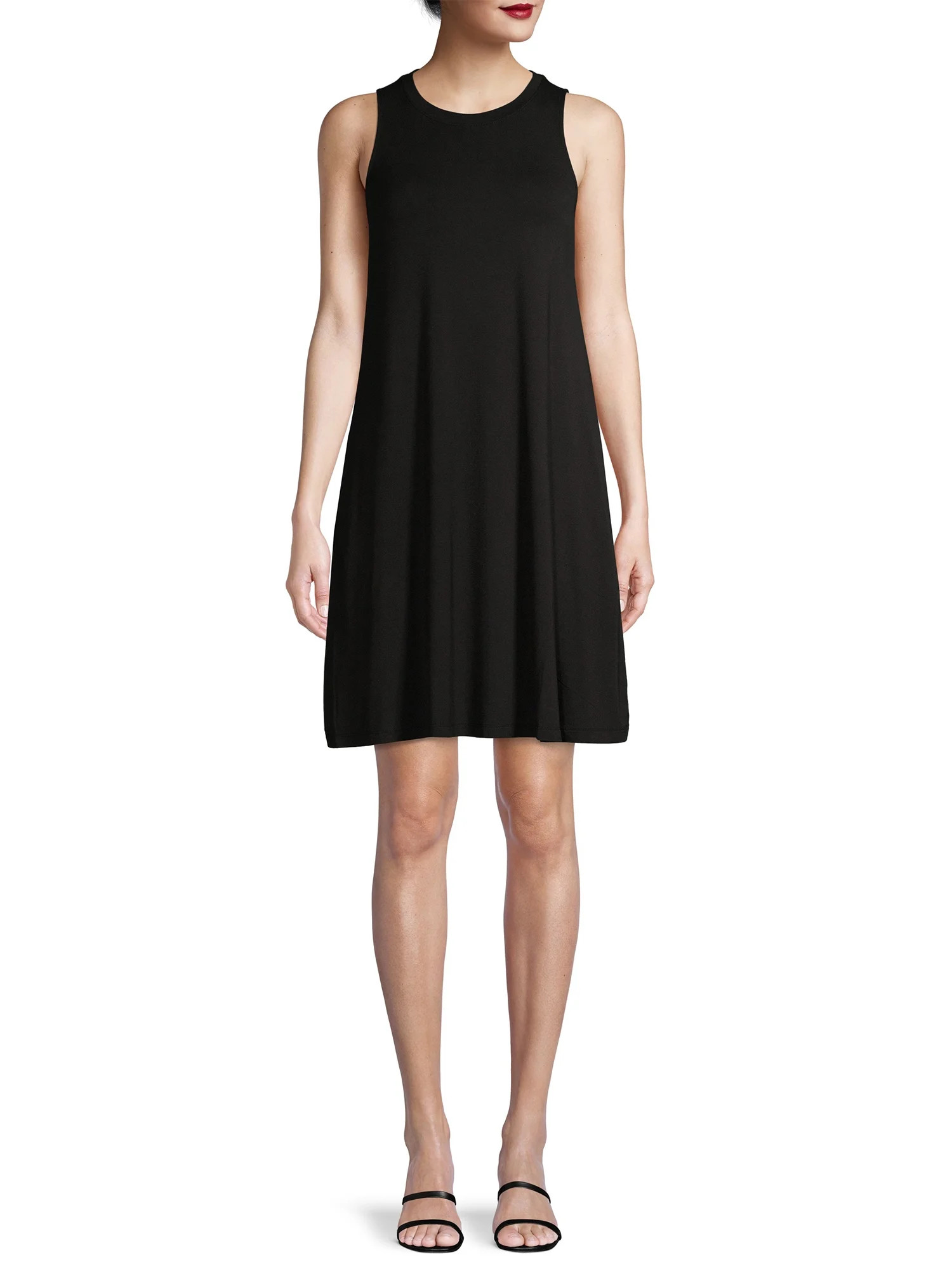 Time and Tru Women's Sleeveless Knit Dress | Walmart (US)