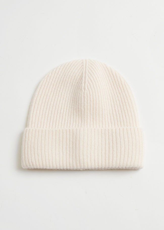 Ribbed Cashmere Knit Beanie | & Other Stories US