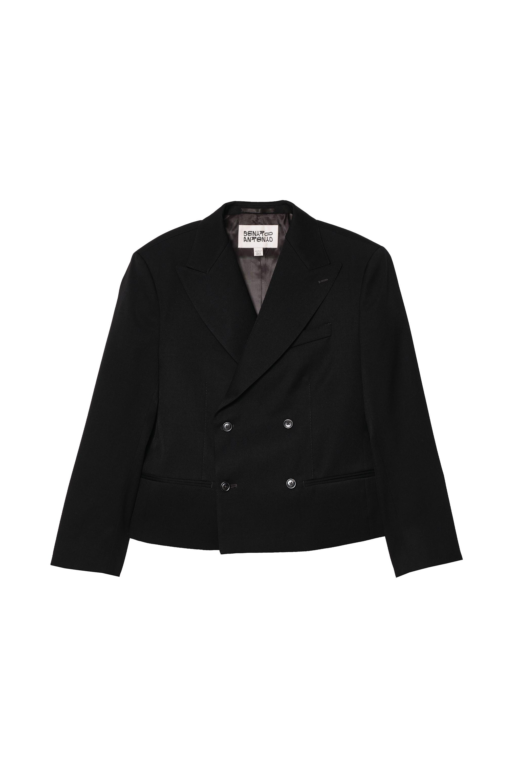 CROPPED FIT 100% WOOL SUIT BLAZER | Zara US