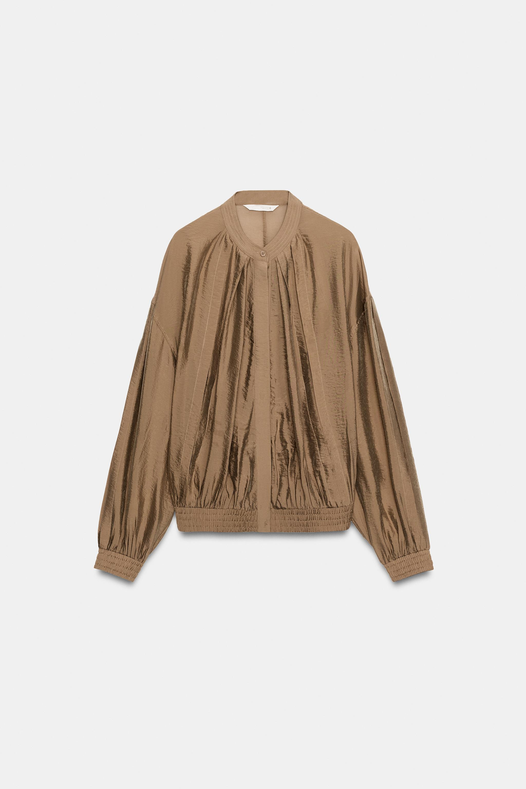ZW COLLECTION FLOWY SHIRT | Zara US