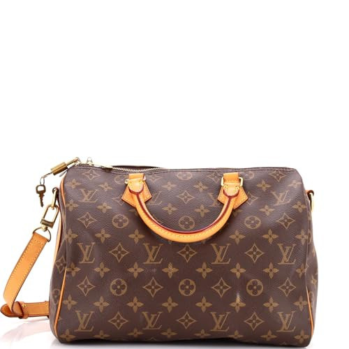Louis Vuitton, Pre-Loved Speedy Bandouliere Bag Monogram Canvas 30, Brown | Amazon (US)