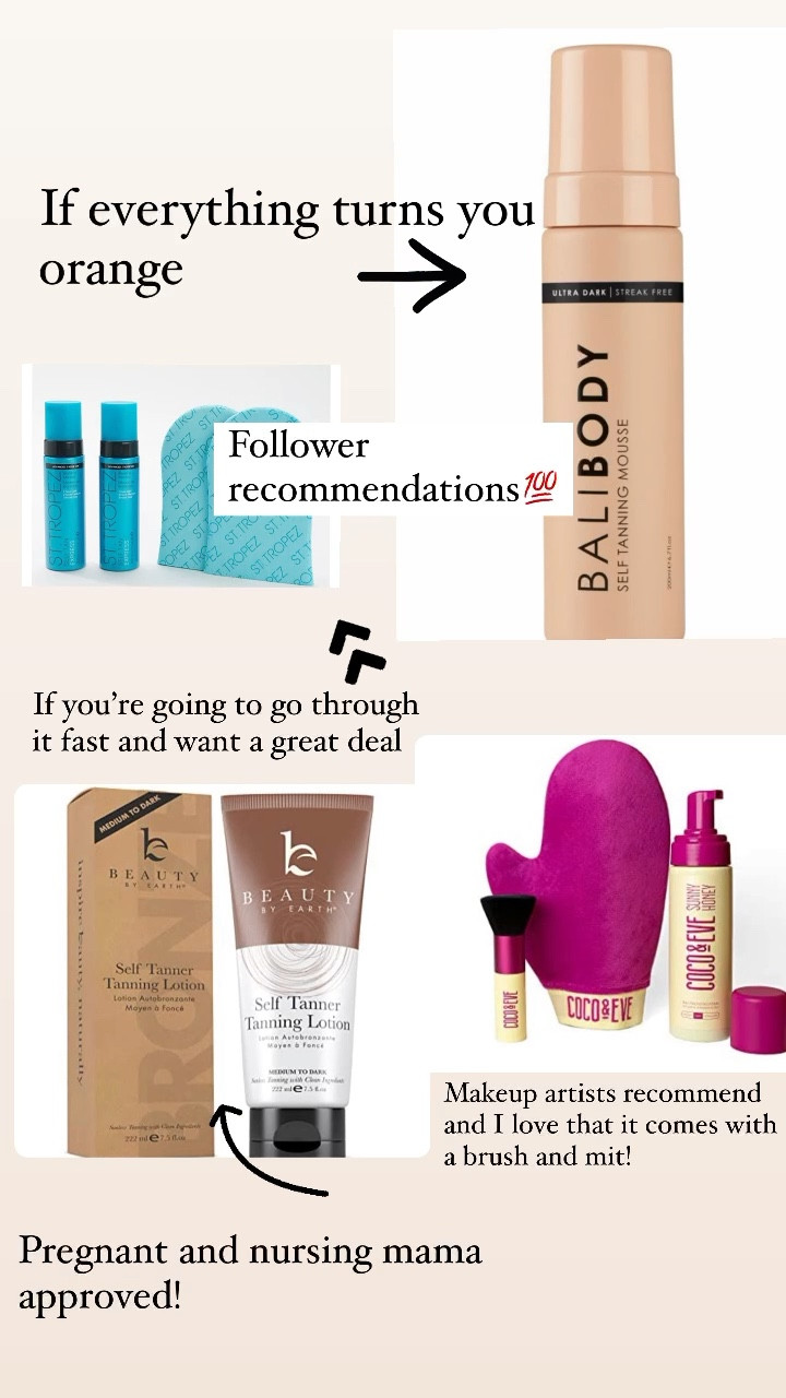 Self tanning recs for all your needs 

#LTKbump #LTKtravel #LTKunder50