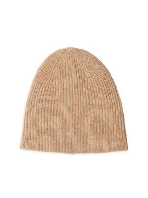 Amicale Rib Knit Cashmere Beanie on SALE | Saks OFF 5TH | Saks Fifth Avenue OFF 5TH