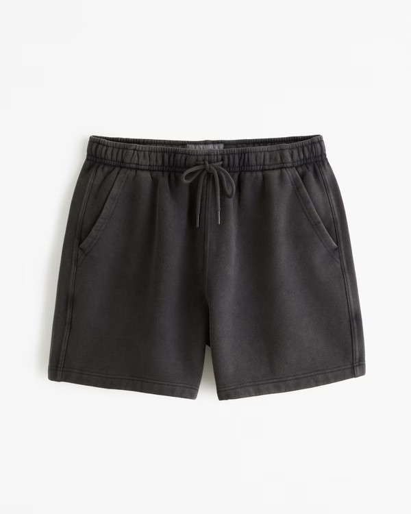 Thrift-Inspired Fleece Short | Abercrombie & Fitch (US)