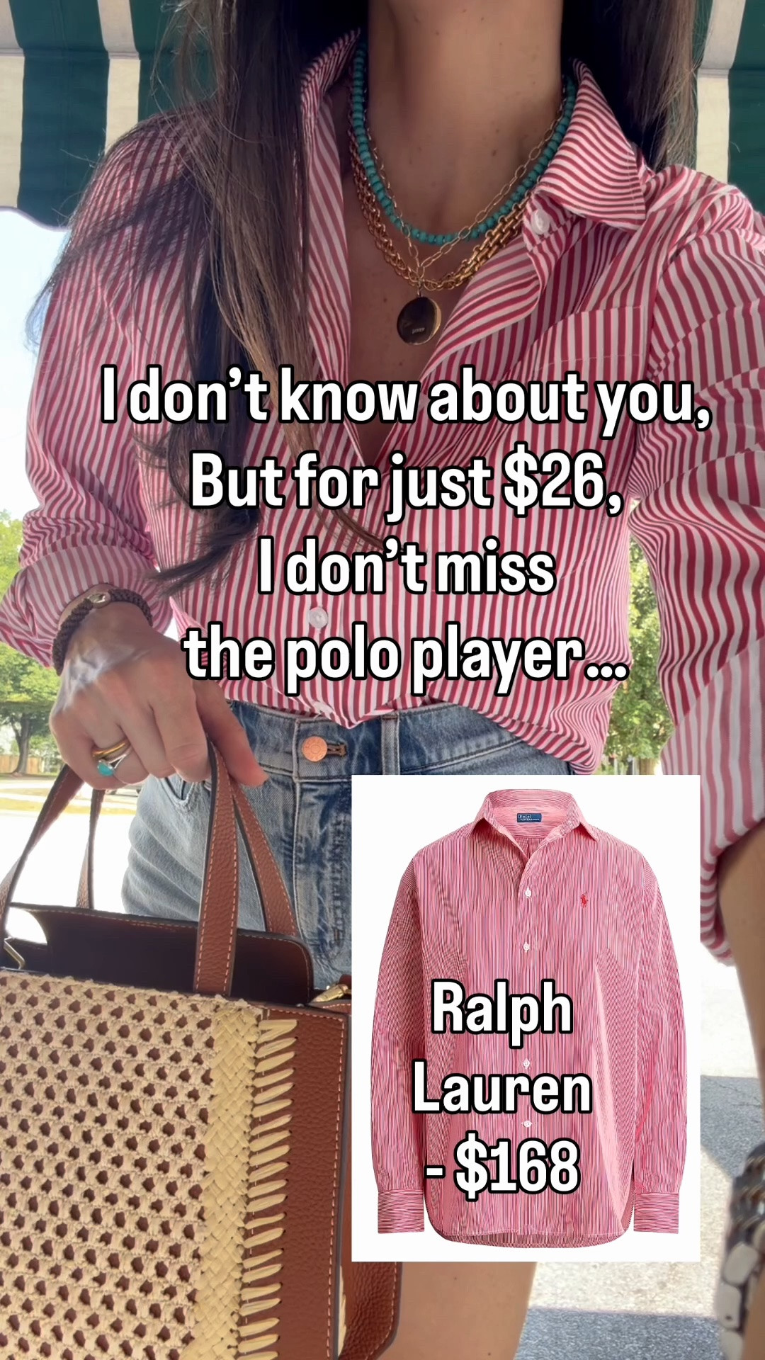 My #ootd from Sunday and for this price I definitely don’t miss the polo
#polo #buttondown #lookforless

#LTKdayinmylife #LTKootd #LTKgrwm