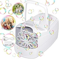 Bubble Machine, Automatic Bubble Blower Electronics Bubble Maker for Kids 10000+ Bubbles Per Minu... | Amazon (US)