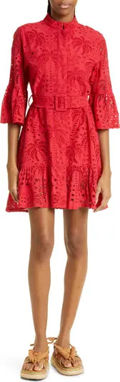 Cotton Eyelet Minidress | Nordstrom