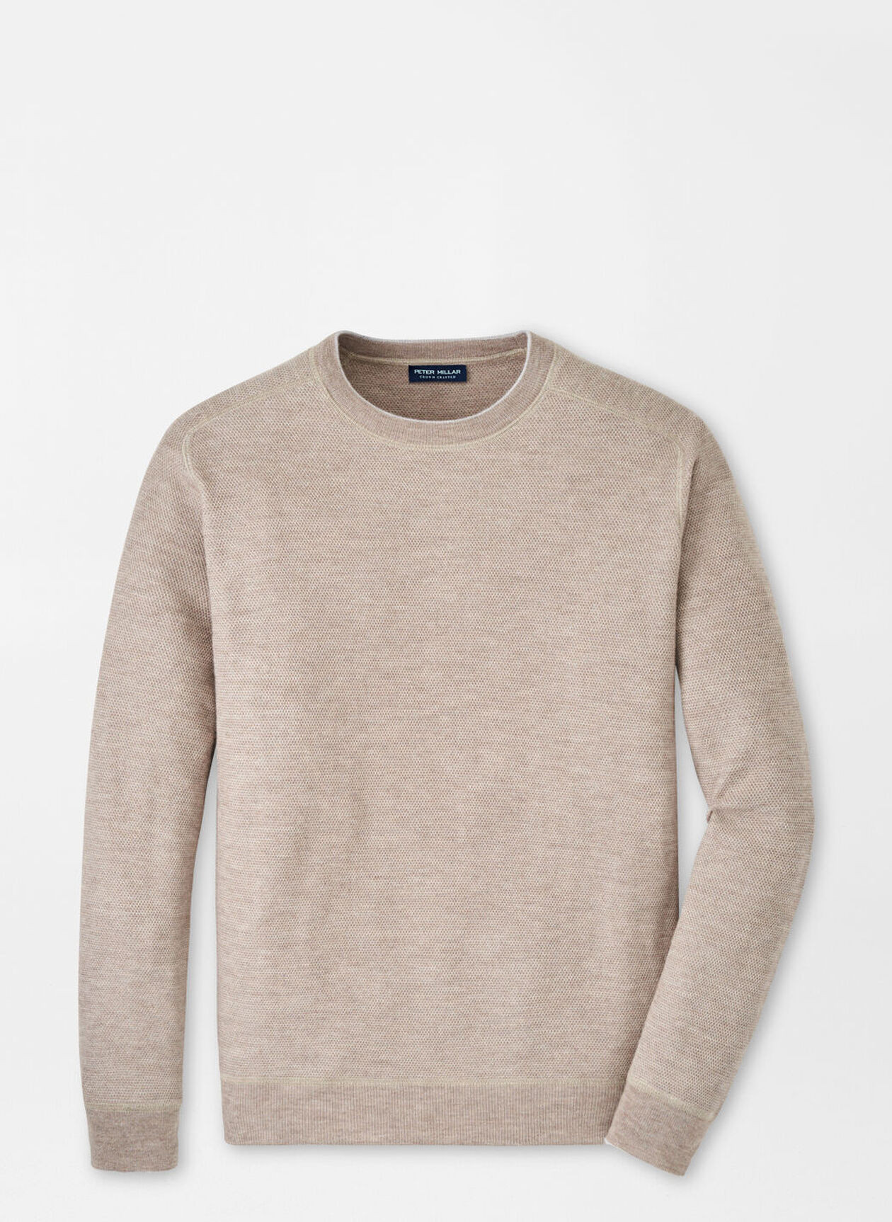 Voyager Cashmere-Silk Saddle Shoulder Crew | Peter Millar