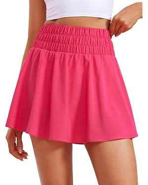 CRZ YOGA High Waisted Flowy Tennis Skirts for Women Pleated Casual Golf Athletic Pickleball Skort... | Amazon (US)