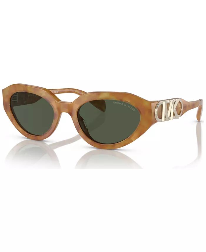Michael Kors Women's Empire Oval Sunglasses, MK219253-X 53 - Macy's | Macy's
