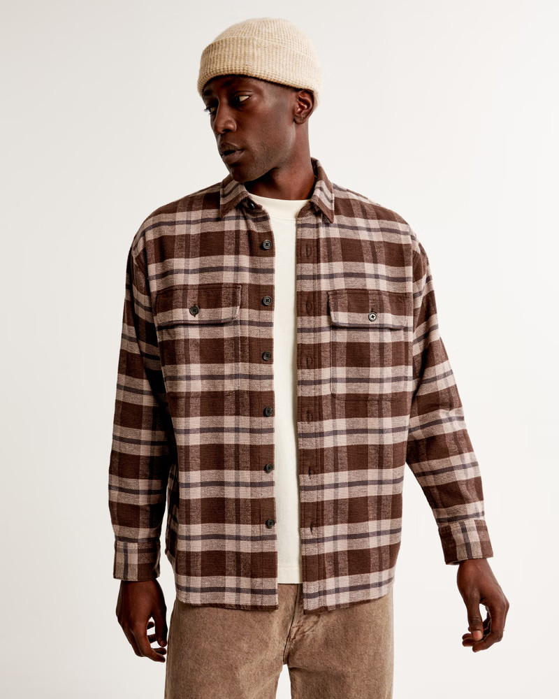 90s Oversized Flannel | Abercrombie & Fitch (US)