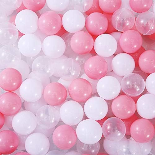 Thenese Pit Balls for Kids, 100 pcs 2.15 Inches Thicken Soft Plastic Crush Proof Ball Pit Balls BPA  | Amazon (US)