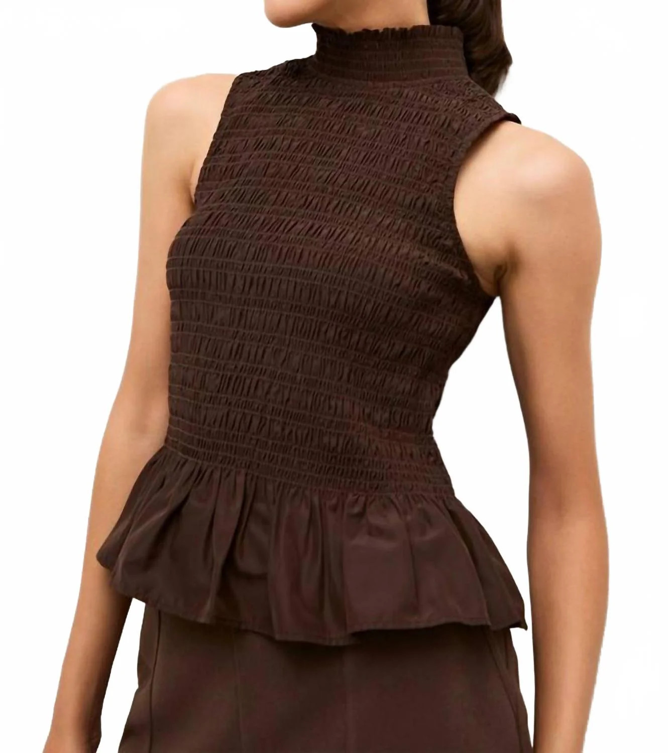 Odie Top In Walnut | Shop Simon