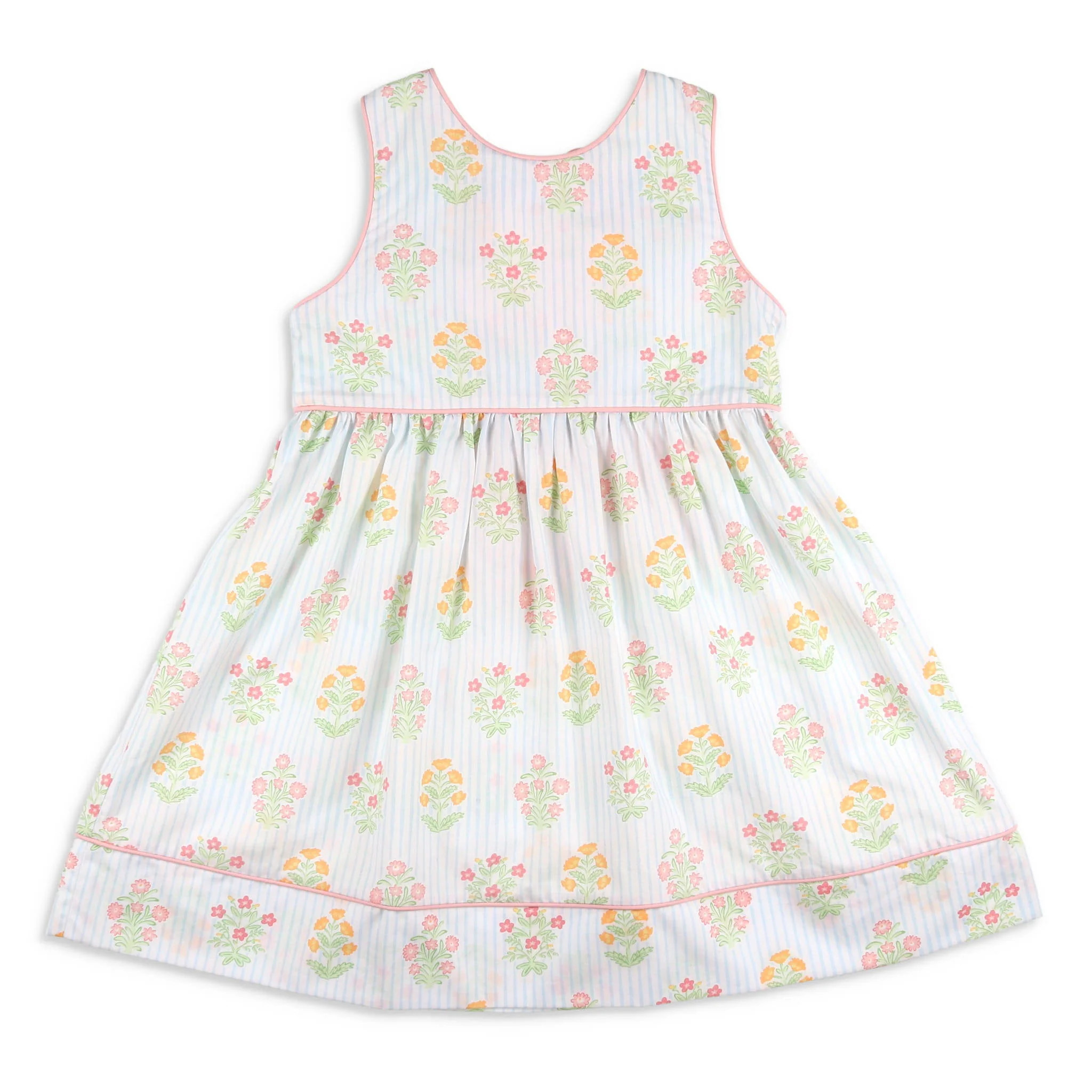 Girls Easter Bouquet Bow Dress - Shrimp and Grits Kids | Shrimp and Grits Kids