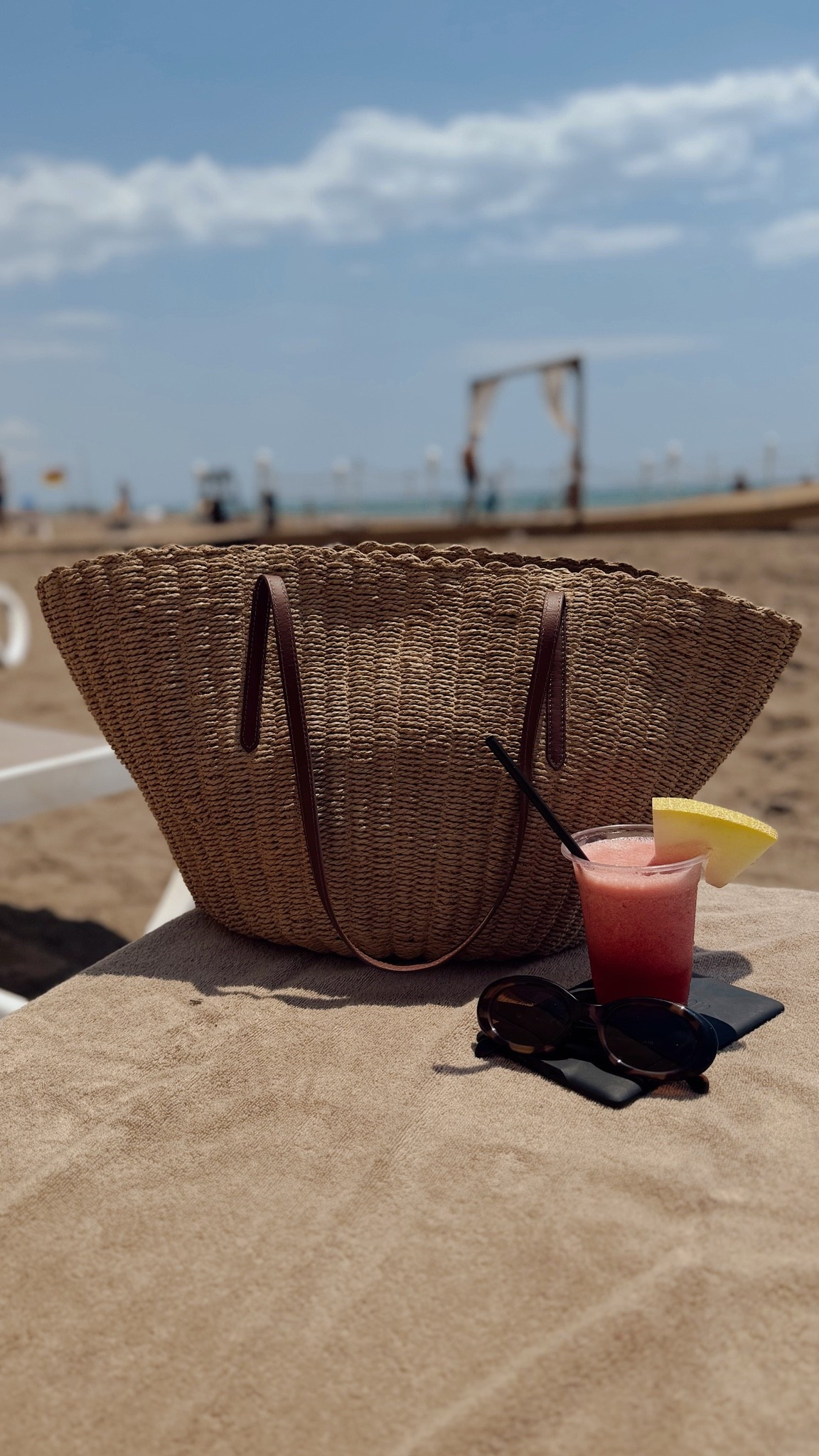 Straw beach bag. Kindle. Amazon sunglasses. Vacation mode.

#LTKSeasonal #LTKTravel #LTKSaleAlert