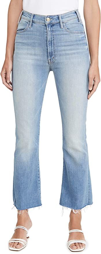 MOTHER Women's The Hustler Ankle Fray Jeans | Amazon (US)