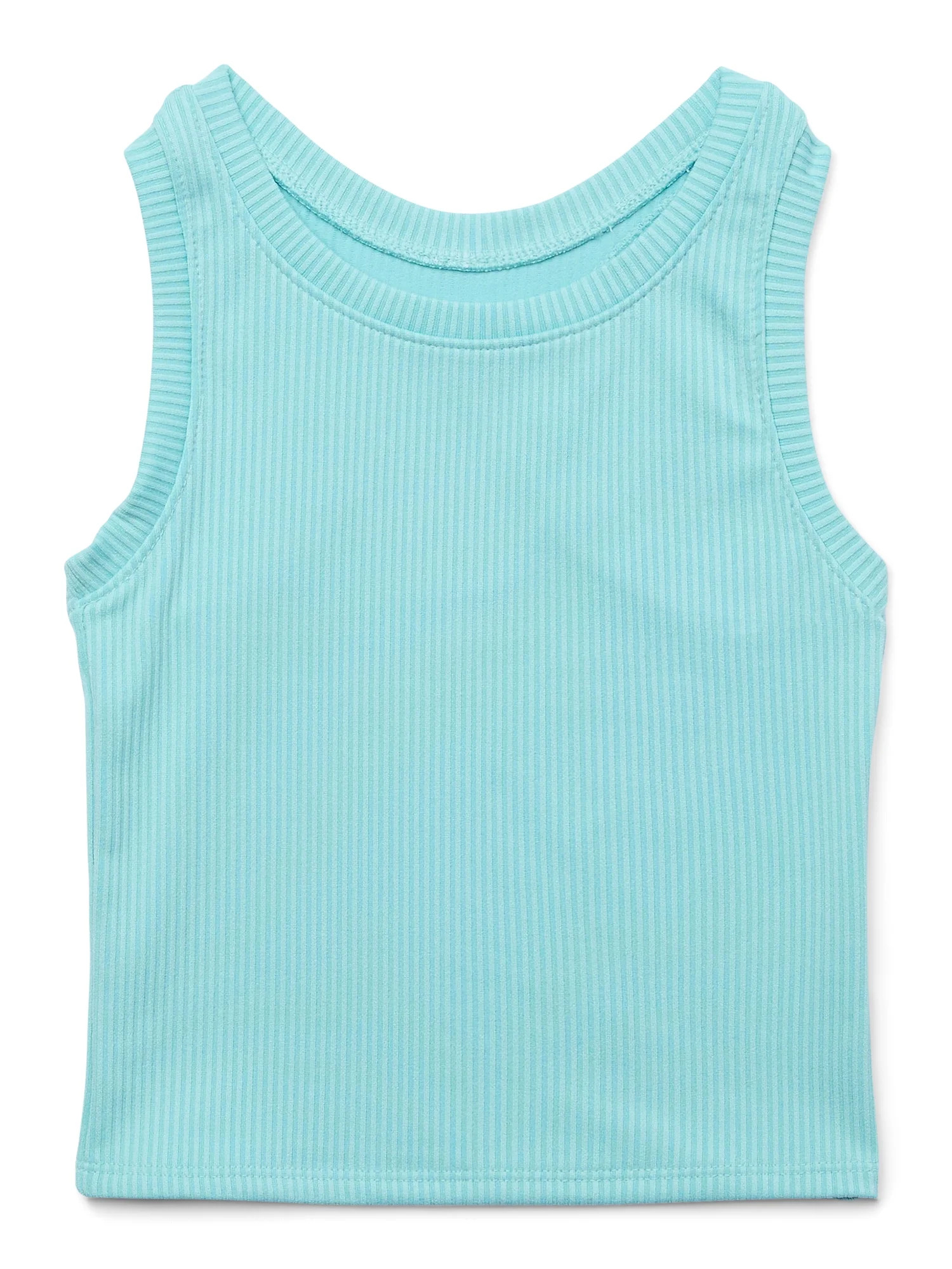 Athletic Works Girls Ribbed Tank Top, Sizes 4-18 | Walmart (US)