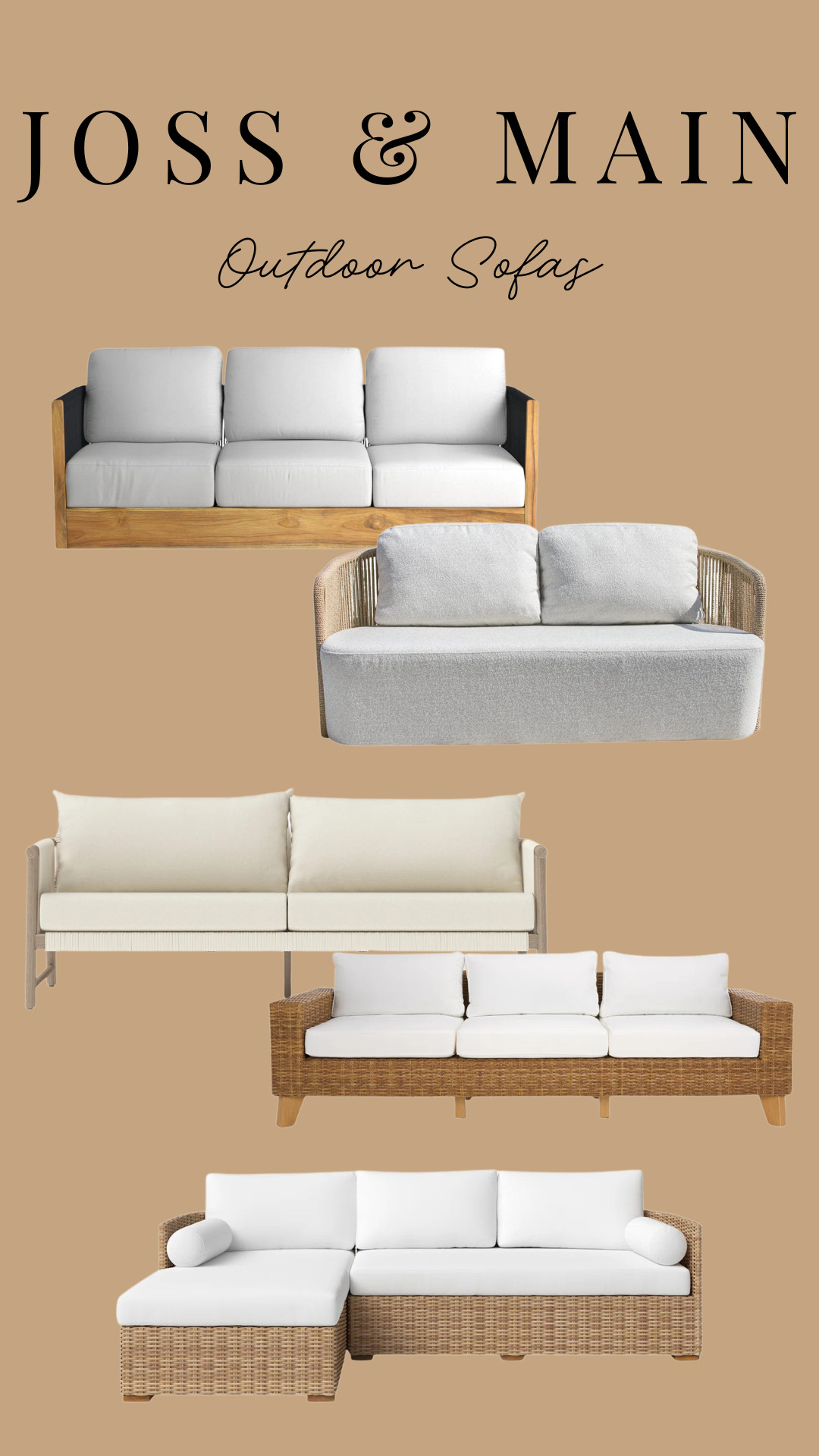 The perfect addition to your outdoor seating area!

outdoor furniture, home decor, outdoor decor #Wayfair #JossandMain 

 #LTKHome #LTKSaleAlert