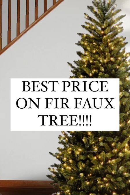 Best faux fir tree, balsam hill knockoff, best faux tree, faux Christmas tree under 300, best Xmas tree 

#LTKHoliday #LTKsalealert #LTKCyberWeek
