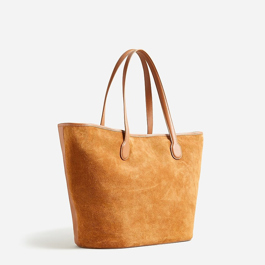 Berkeley tote in leather and suede | J. Crew US