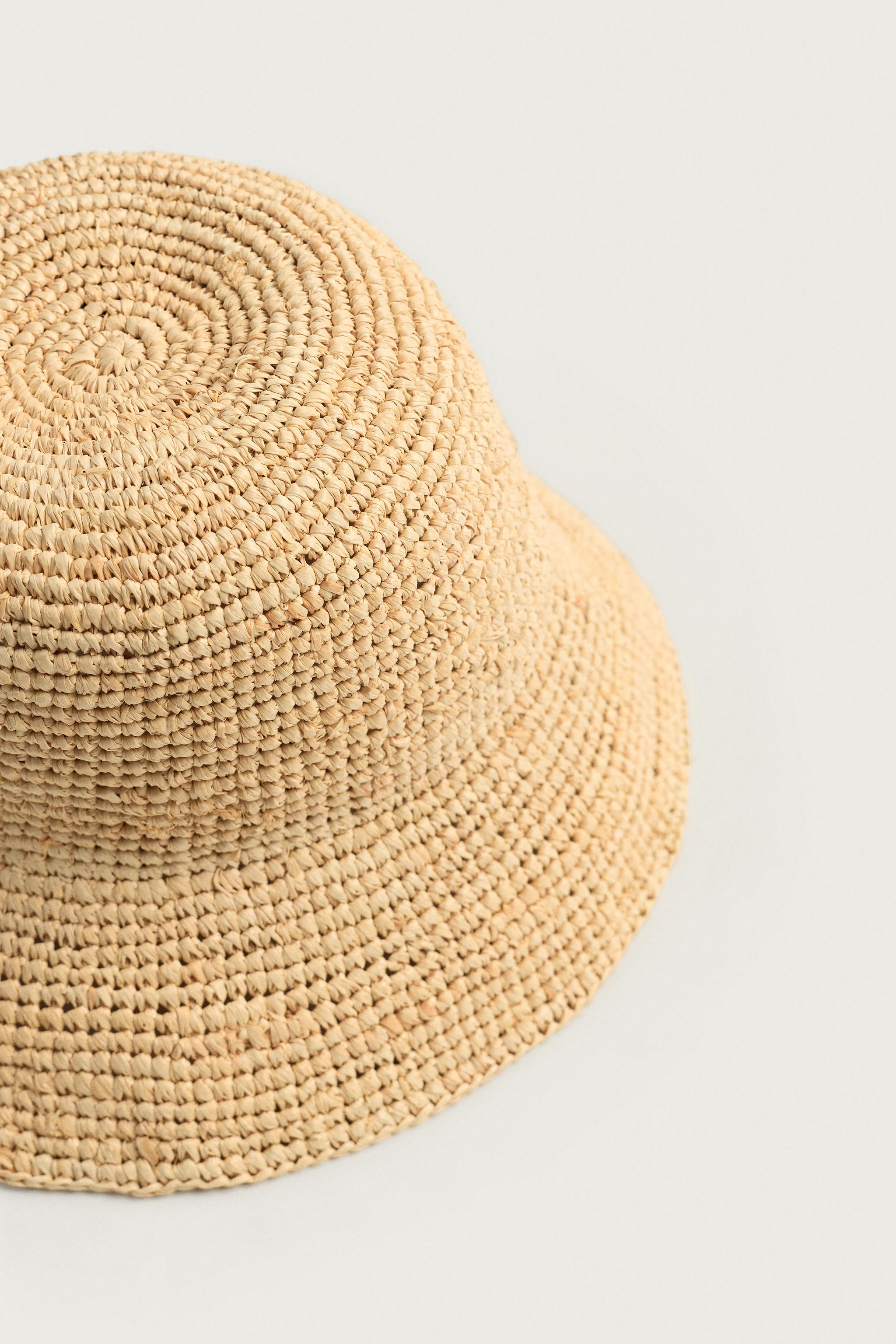 RAFFIA BUCKET HAT | Zara US