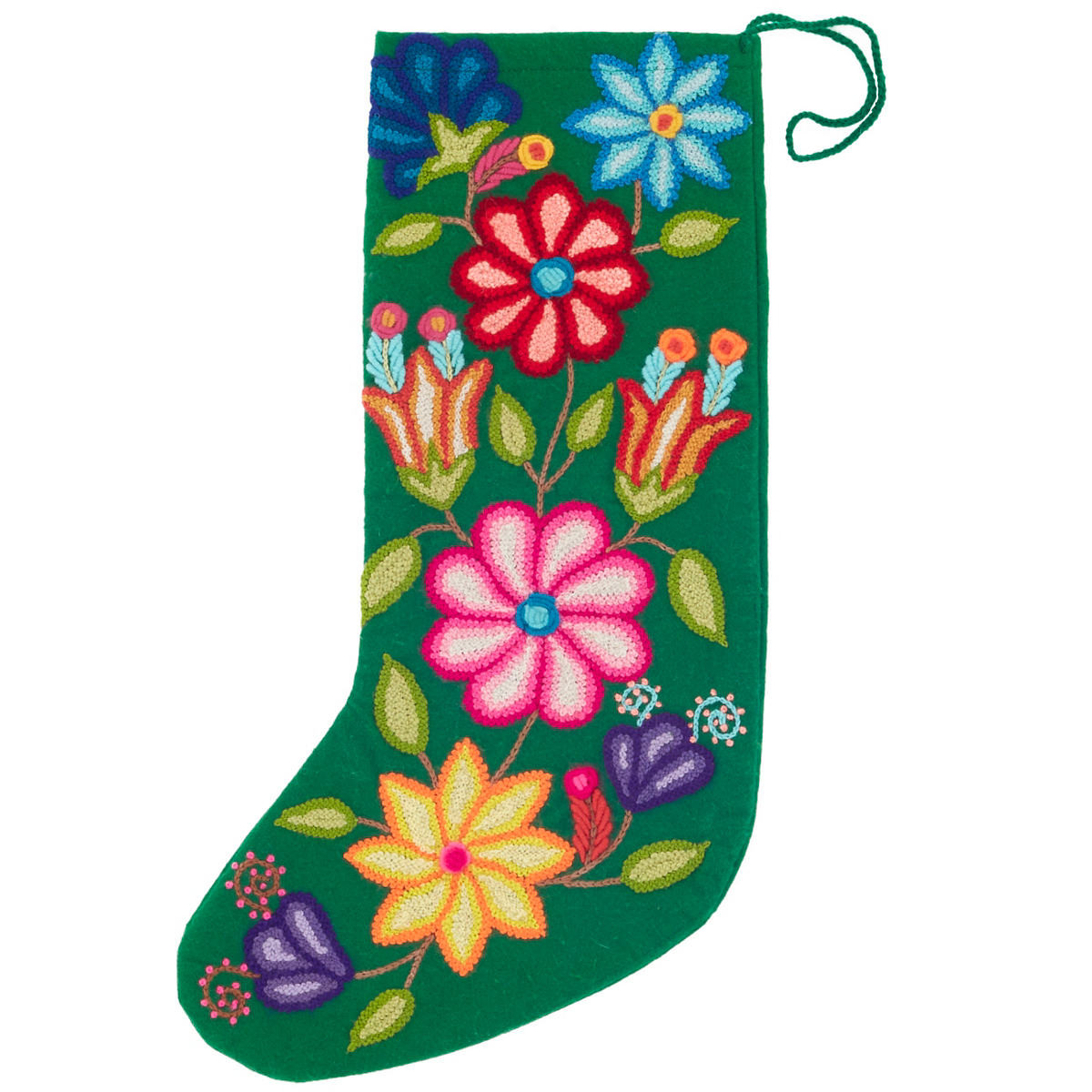Ivy Embroidered  Stocking | Annie Selke