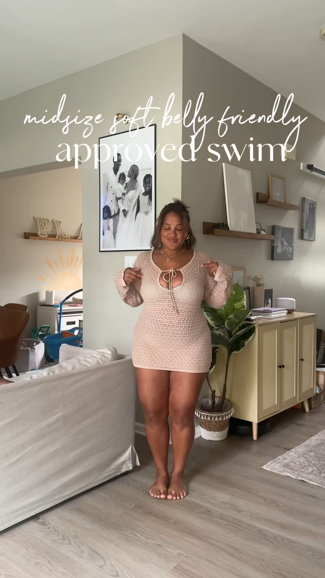 Curvy girl mom friendly swimsuit for all spring and summer 

#LTKMidsize #LTKHome #LTKmomlife