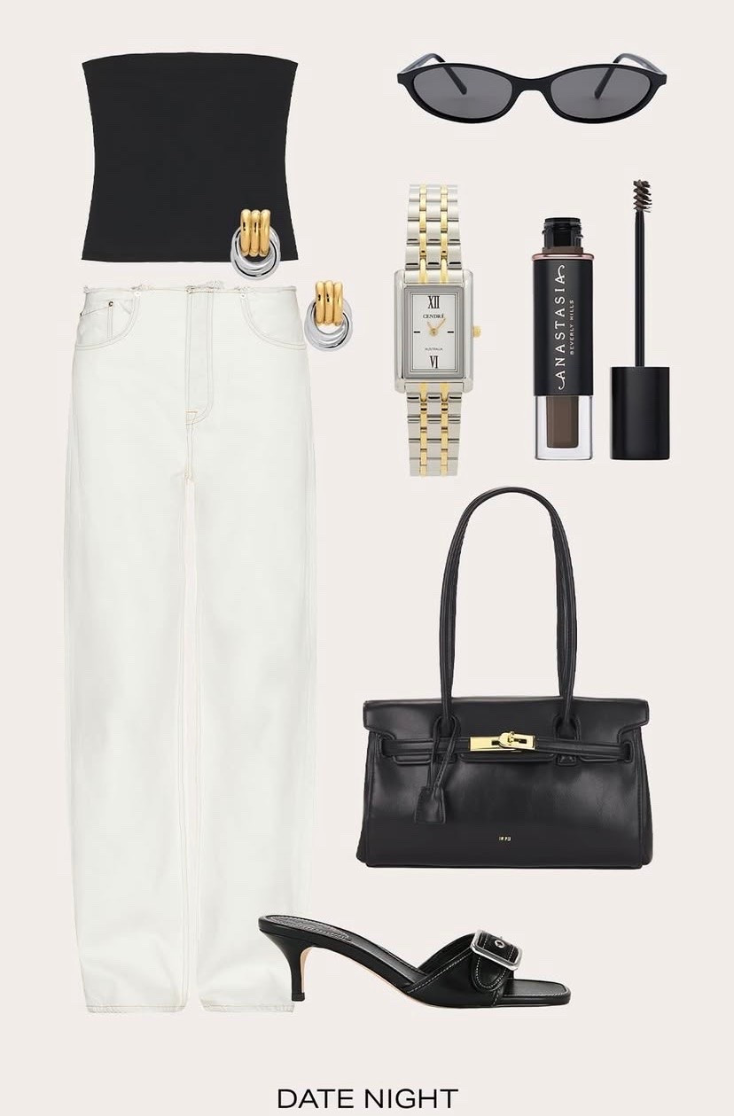 A look for date night 🖤

#outfit #jeans #sandals #bag #jewelry

#LTKootd #LTKgrwm #LTKOver40