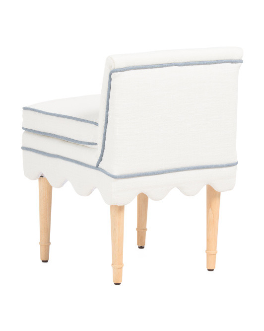 18x26 Scalloped Bottom Dining Chair | TJ Maxx