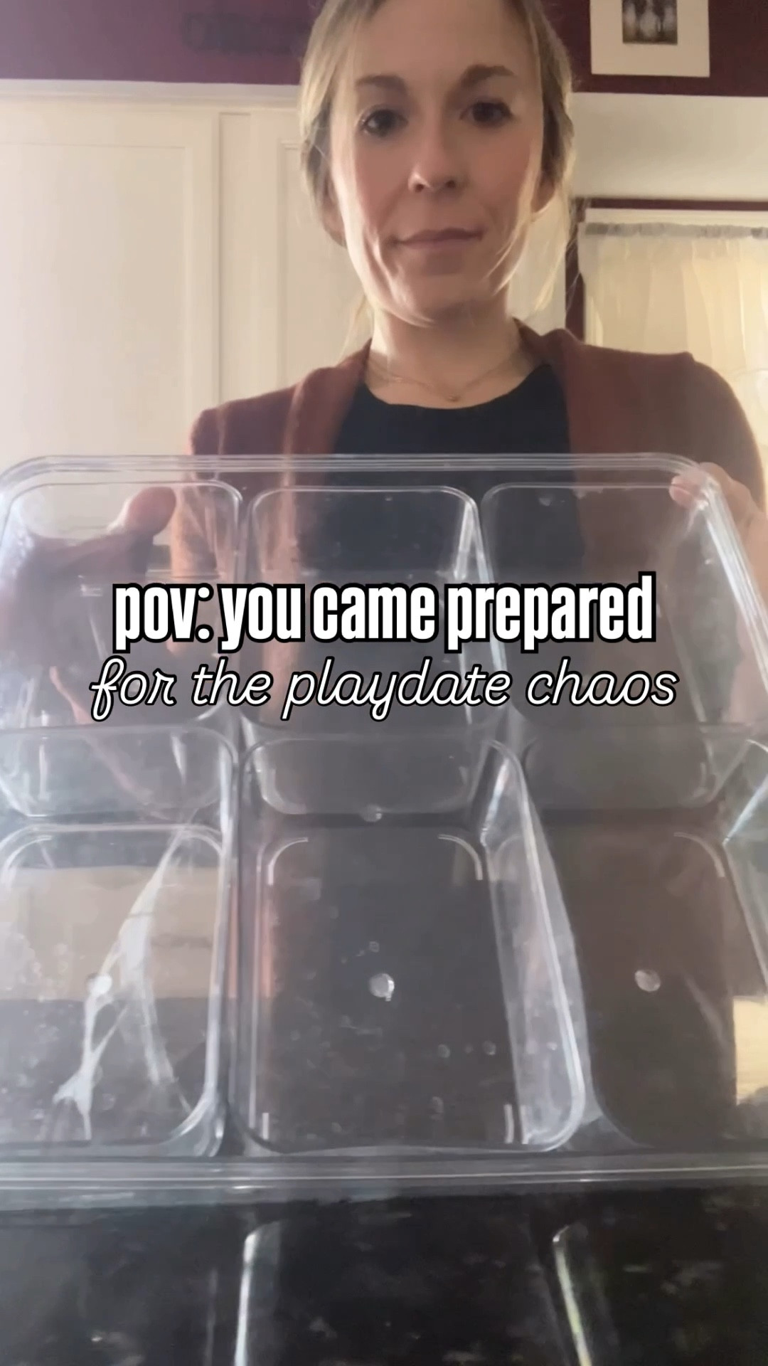 POV: You came prepared for the playdate chaos 

Because nothing ends a playdate faster than “I’m hungryyyyy” on repeat.

This snack box has been my go-to — easy, mess-free, and I can throw a mix of their favorites in without grabbing 10 different bags on the way out the door.

It keeps everyone happy, buys me a little more time to actually sit and chat (or at least try 😂), and makes me feel semi put together.

Busy mom win ✔️

SAVE  this for your next playdate + FOLLOW for more simple mom life hacks that make things easier 🤍

#momlifehacks #playdateready #busymomlife #snackideasforkids #momwin #realmomlife 