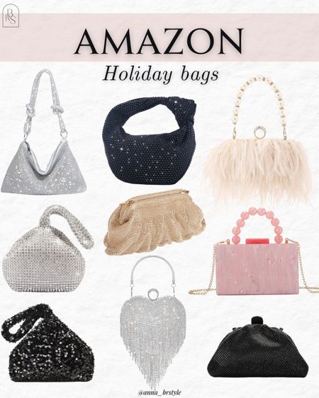 Holiday bags, sequin bags, party bags, sequin clutch 

#LTKHoliday #LTKfindsunder100
