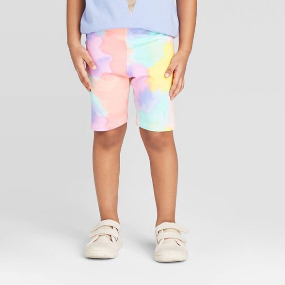 Toddler Girls' Tie-Dye Bike Shorts - Cat & Jack™ | Target