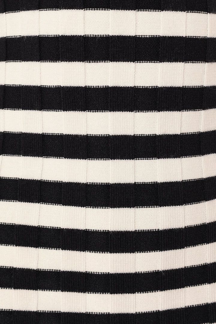 Ledger Midi Dress - Navy Stripe | Petal & Pup (US)