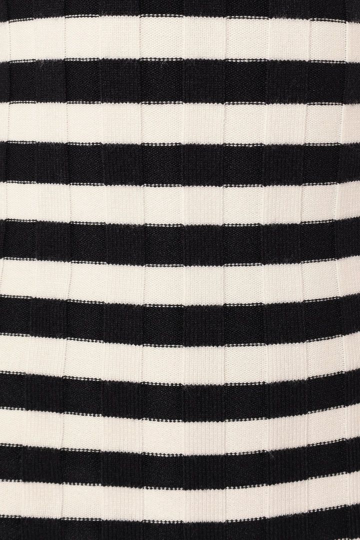 Ledger Midi Dress - Navy Stripe | Petal & Pup (US)