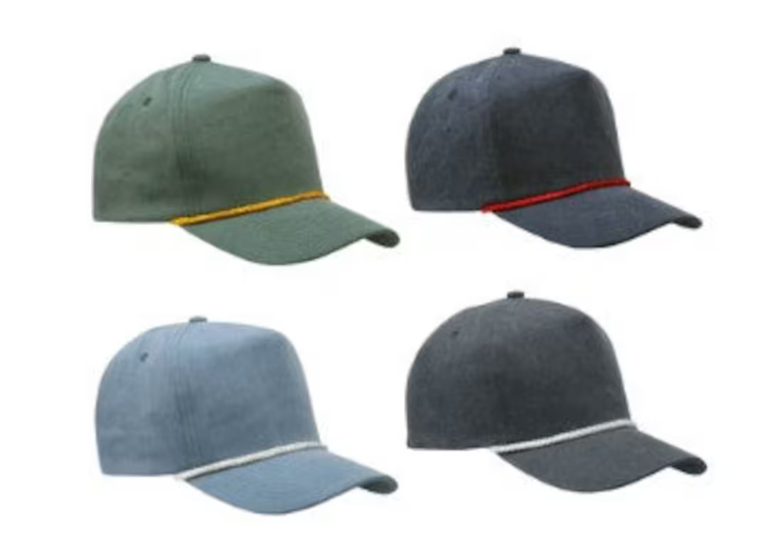 Blank Two-tone Stonewashed Canvas Rope Hat - Etsy | Etsy (US)