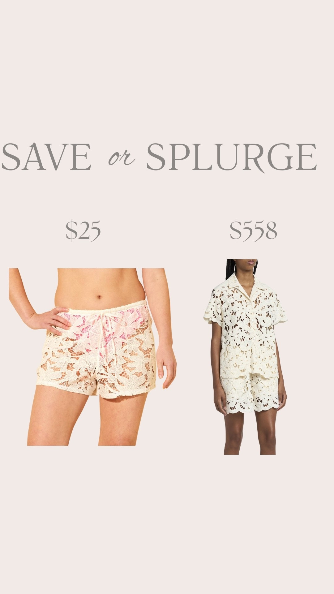 Save vs splurge 

#LTKTravel #LTKSwim #LTKmomlife