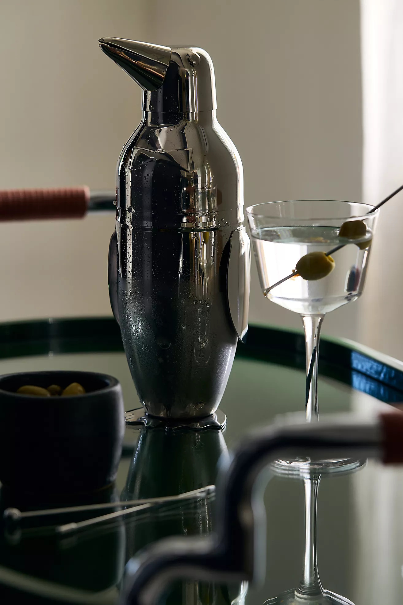 Viski Irving Stainless Steel Penguin Cocktail Shaker | Anthropologie (US)