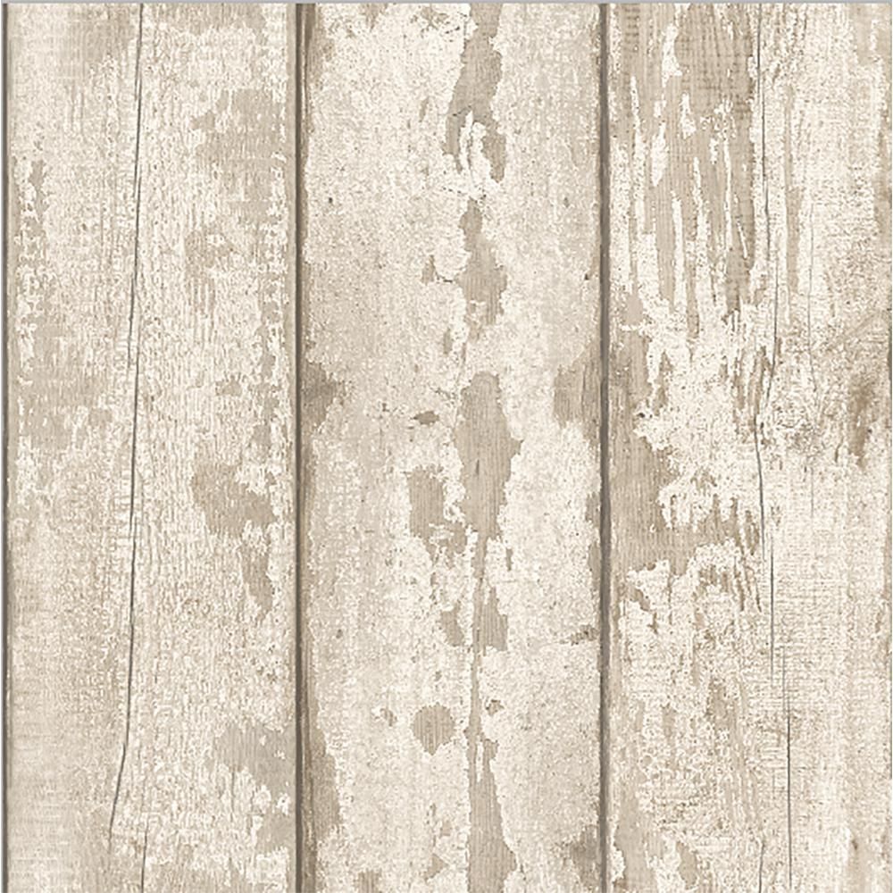 Arthouse White Washed Wood Paper Strippable Wallpaper (Covers 57 sq. ft.)-694700 - The Home Depot | The Home Depot
